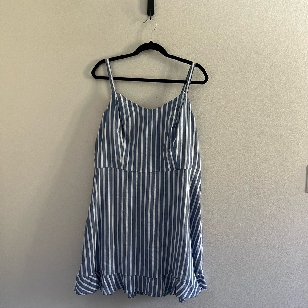 NWT: Old Navy • Blue & White Striped Dress‎